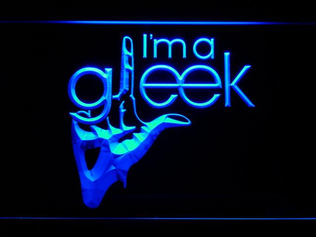 I'm a Gleek LED Neon Sign USB - Blue - TheLedHeroes