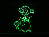 FREE Invader Zim Piggy LED Sign - Green - TheLedHeroes