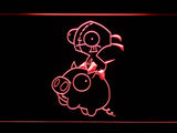 FREE Invader Zim Piggy LED Sign - Red - TheLedHeroes