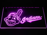 FREE Cleveland Indians (21) LED Sign - Purple - TheLedHeroes