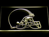 Cleveland Browns Helmet LED Sign - Yellow - TheLedHeroes