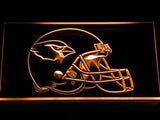 Arizona Cardinals Helmet LED Neon Sign Electrical - Orange - TheLedHeroes