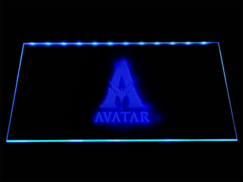 FREE Avatar (2) LED Sign - Blue - TheLedHeroes