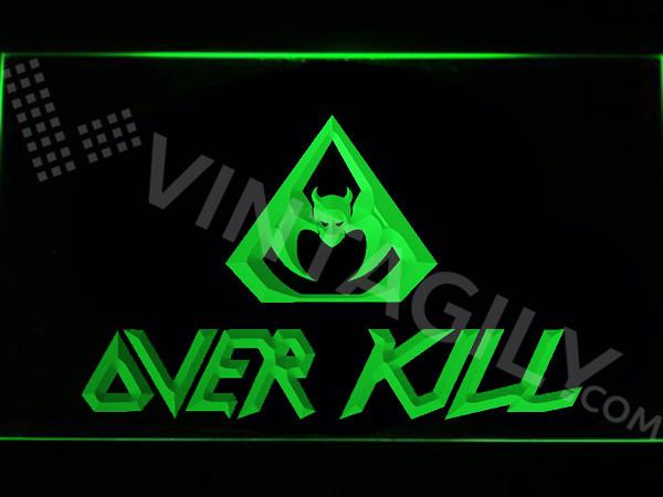 Overkill LED Neon Sign USB - Green - TheLedHeroes