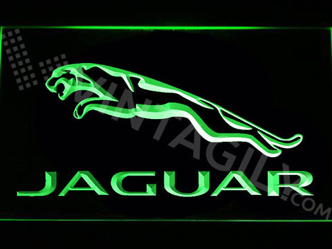 FREE Jaguar 2 LED Sign - Green - TheLedHeroes
