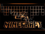 Minecraft LED Neon Sign Electrical - Orange - TheLedHeroes