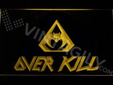 Overkill LED Neon Sign USB - Yellow - TheLedHeroes