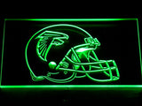 Atlanta Falcons Helmet LED Sign - Green - TheLedHeroes