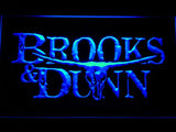 Brooks & Dunn LED Neon Sign Electrical - Blue - TheLedHeroes