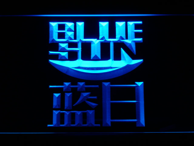 FREE The Firefly and Serenity Blue Sun LED Sign - Blue - TheLedHeroes