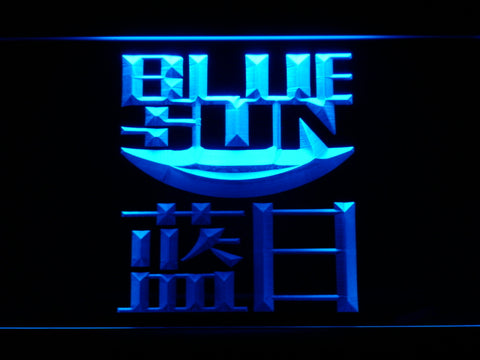 FREE The Firefly and Serenity Blue Sun LED Sign - Blue - TheLedHeroes