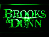 FREE Brooks & Dunn LED Sign - Green - TheLedHeroes