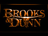 FREE Brooks & Dunn LED Sign - Orange - TheLedHeroes