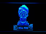 FREE Achmed - Silence, I kill you LED Sign - Blue - TheLedHeroes