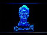 Achmed - Silence, I kill you LED Neon Sign USB - Blue - TheLedHeroes