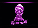 Achmed - Silence, I kill you LED Neon Sign Electrical - Purple - TheLedHeroes