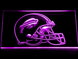 FREE Buffalo Bills Helmet LED Sign - Purple - TheLedHeroes