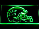 FREE Carolina Panthers Helmet LED Sign - Green - TheLedHeroes