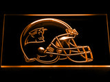 FREE Carolina Panthers Helmet LED Sign - Orange - TheLedHeroes