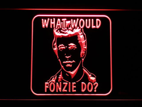 What would fonzie do? LED Neon Sign Electrical - Red - TheLedHeroes