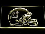 FREE Carolina Panthers Helmet LED Sign - Yellow - TheLedHeroes