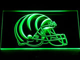 FREE Cincinnati Bengals Helmet LED Sign - Green - TheLedHeroes