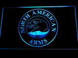 FREE North American Arms LED Sign - Blue - TheLedHeroes