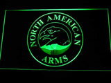North American Arms LED Neon Sign USB - Green - TheLedHeroes