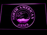 FREE North American Arms LED Sign - Purple - TheLedHeroes