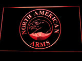 FREE North American Arms LED Sign - Red - TheLedHeroes