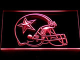 FREE Dallas Cowboys Helmet LED Sign - Red - TheLedHeroes