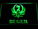 Ruger Firearms LED Neon Sign USB - Green - TheLedHeroes