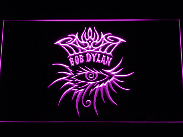 FREE Bob Dylan LED Sign - Purple - TheLedHeroes