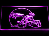 Denver Broncos Helmet LED Sign - Purple - TheLedHeroes