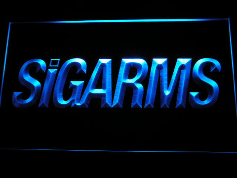 FREE Sigarms Firearms LED Sign - Blue - TheLedHeroes