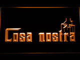 Cosa Nostra LED Neon Sign USB - Orange - TheLedHeroes