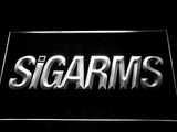 FREE Sigarms Firearms LED Sign - White - TheLedHeroes