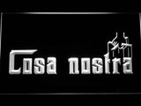 Cosa Nostra LED Neon Sign USB - White - TheLedHeroes