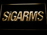 FREE Sigarms Firearms LED Sign - Yellow - TheLedHeroes