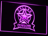 FREE Dallas Cowboys (3) LED Sign - Purple - TheLedHeroes