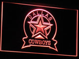 Dallas Cowboys (3) LED Neon Sign Electrical - Red - TheLedHeroes