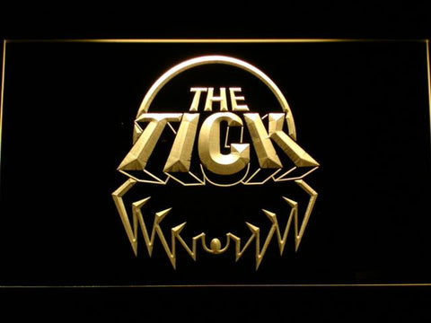 The Tick LED Neon Sign USB - Yellow - TheLedHeroes