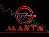 Opel Manta LED Neon Sign USB - Red - TheLedHeroes