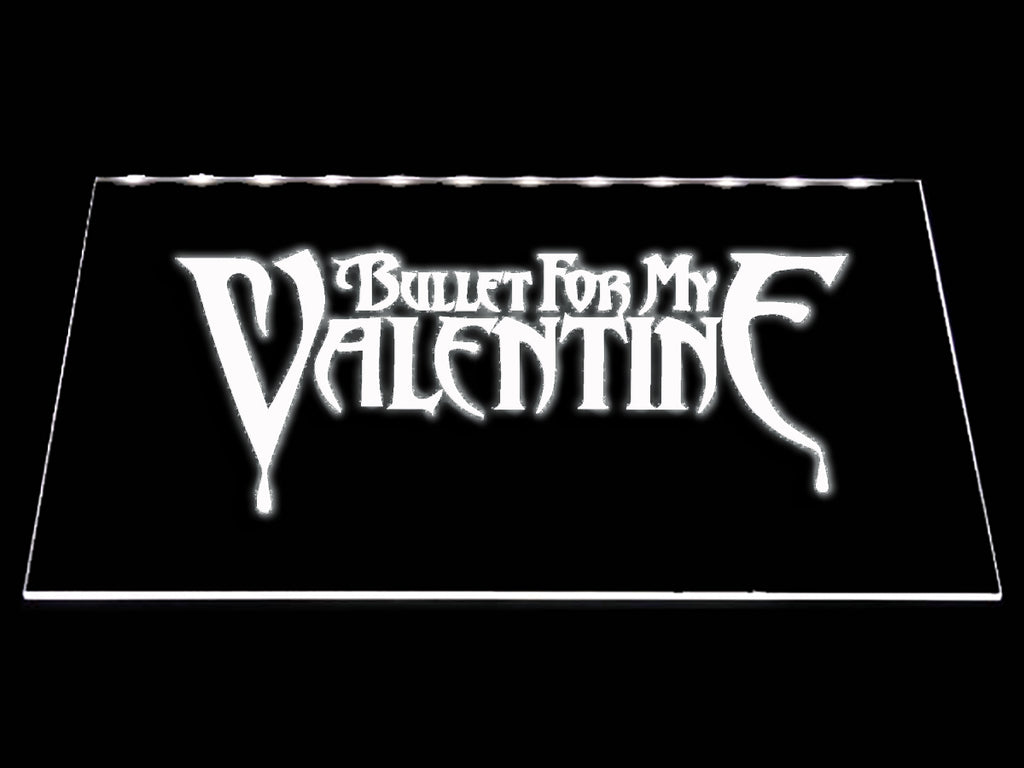 FREE Bullet for My Valentine LED Sign - White - TheLedHeroes