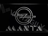 Opel Manta LED Neon Sign USB - White - TheLedHeroes