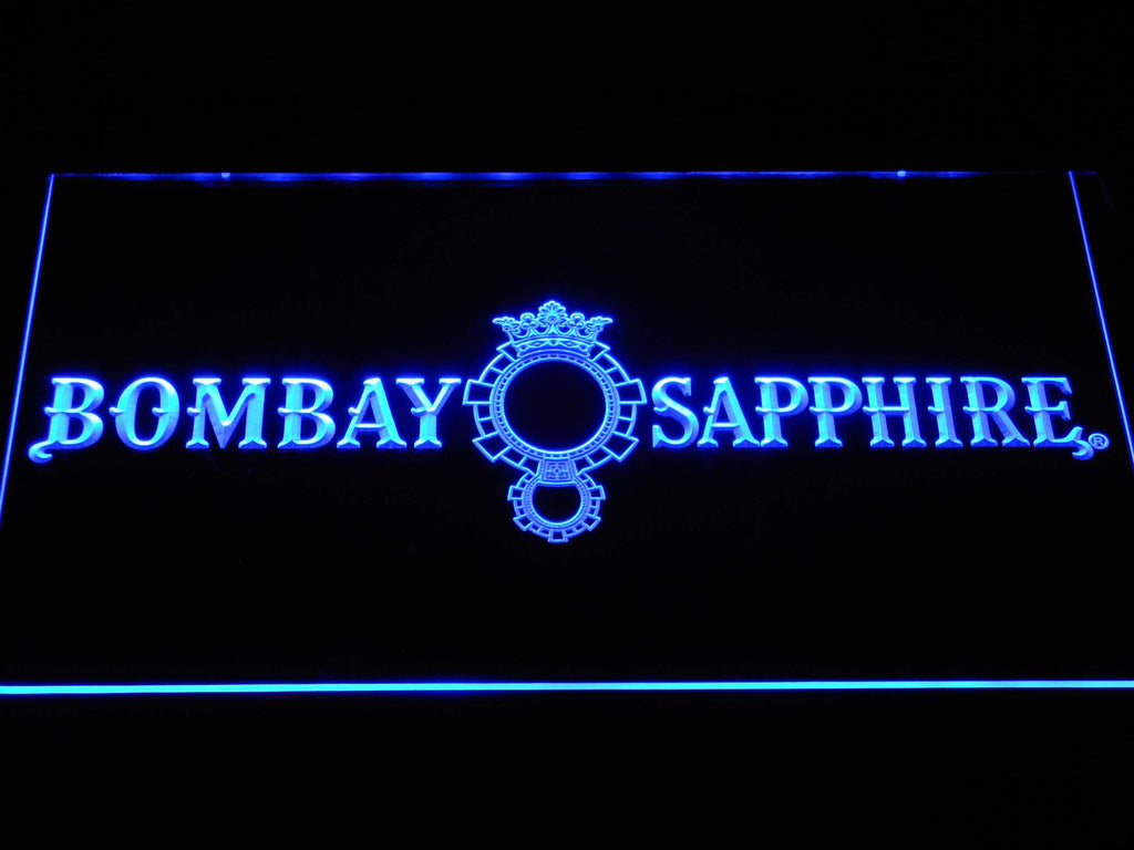 Bombay Sapphire Gin LED Neon Sign Electrical - Blue - TheLedHeroes