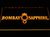 Bombay Sapphire Gin LED Neon Sign Electrical - Yellow - TheLedHeroes