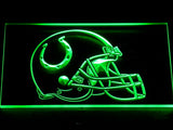 FREE Indianapolis Colts Helmet LED Sign - Green - TheLedHeroes