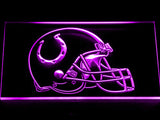 Indianapolis Colts Helmet LED Sign - Purple - TheLedHeroes