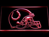 Indianapolis Colts Helmet LED Neon Sign USB - Red - TheLedHeroes